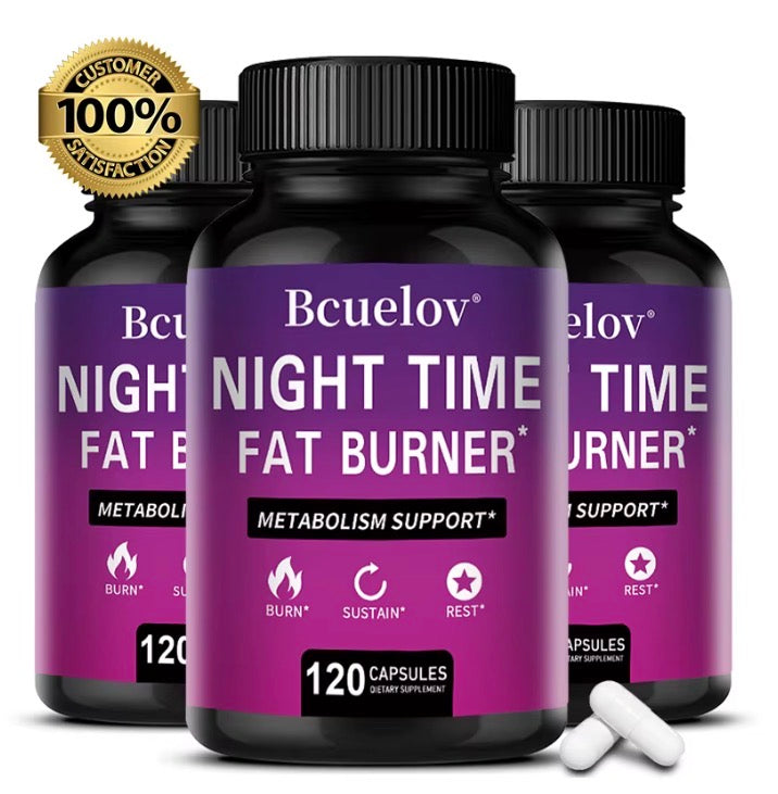 Best Nighttime Fat Burner - Thermogenic Fat Burner, Natural Appetite Suppressant and Metabolism Booster, Immune Health