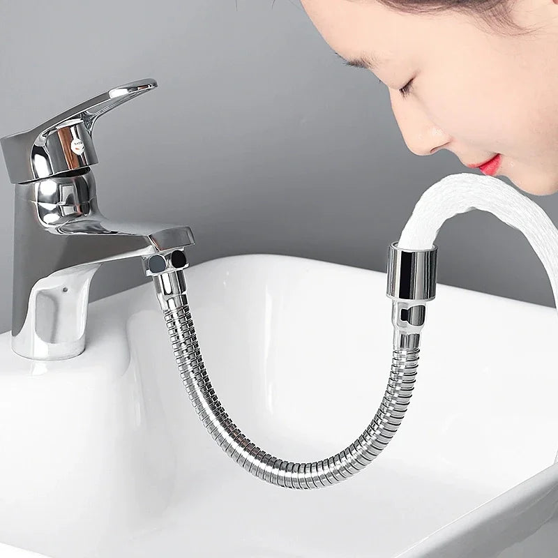 Splash-Free Kitchen Faucet Extender