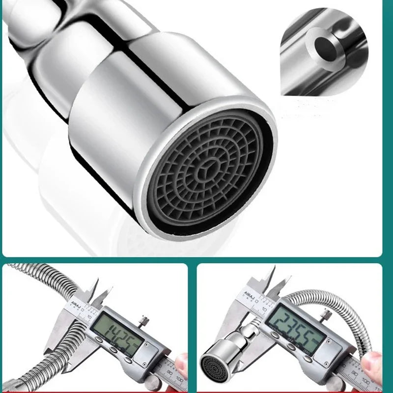 Splash-Free Kitchen Faucet Extender